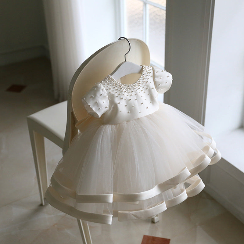 Spring Children Puffy Gauze Princess Dress