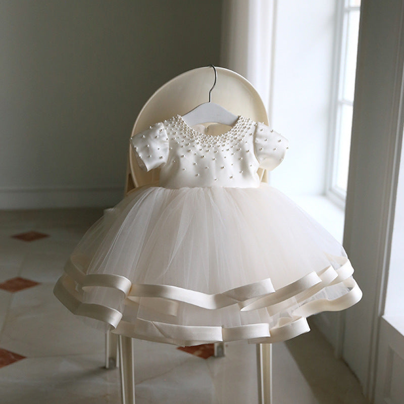 Spring Children Puffy Gauze Princess Dress